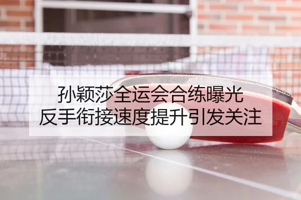 孙颖莎全运会合练曝光 反手衔接速度提升引发关注